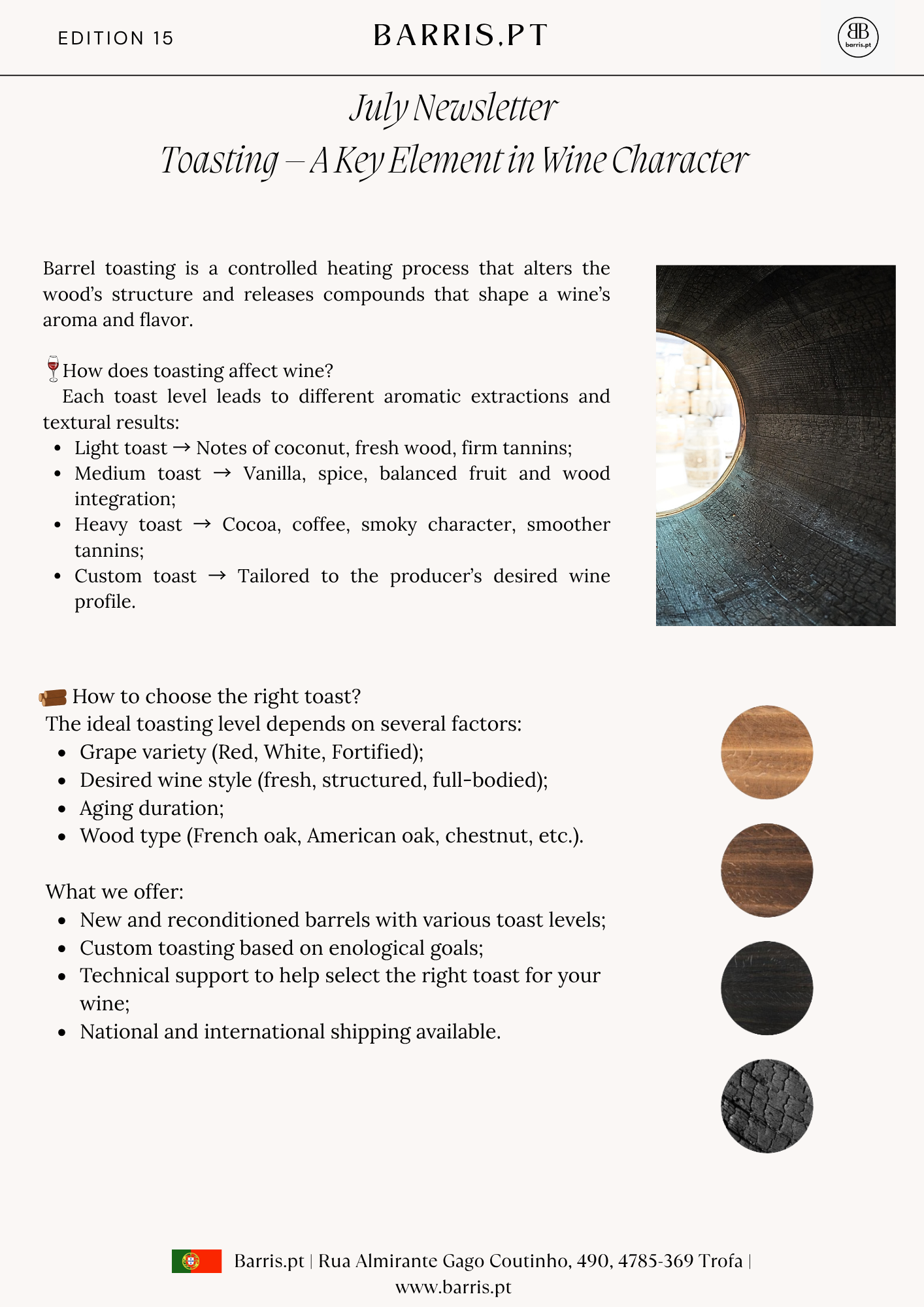 Barris pt Newsletter 15st Edition